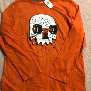 NWT Boys Old Navy long Sleeve Sk8 T-Shirt